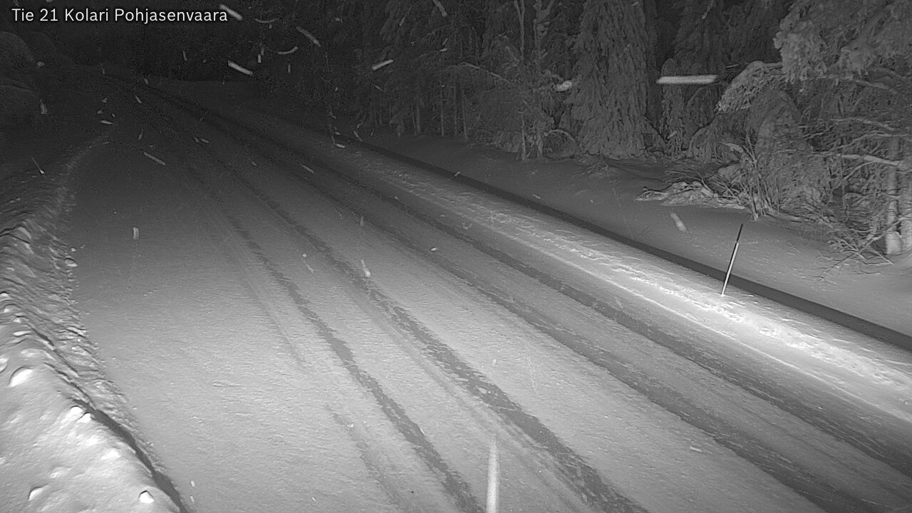 Weather Camera Image Väg 21 Kolari, Pohjasenvaara, Kolari, Lappi