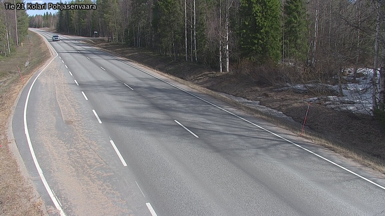 Weather Camera Image Väg 21 Kolari, Pohjasenvaara, Kolari, Lappi