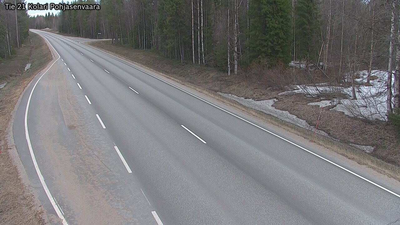 Weather Camera Image Road 21 Kolari, Pohjasenvaara, Kolari, Lappi