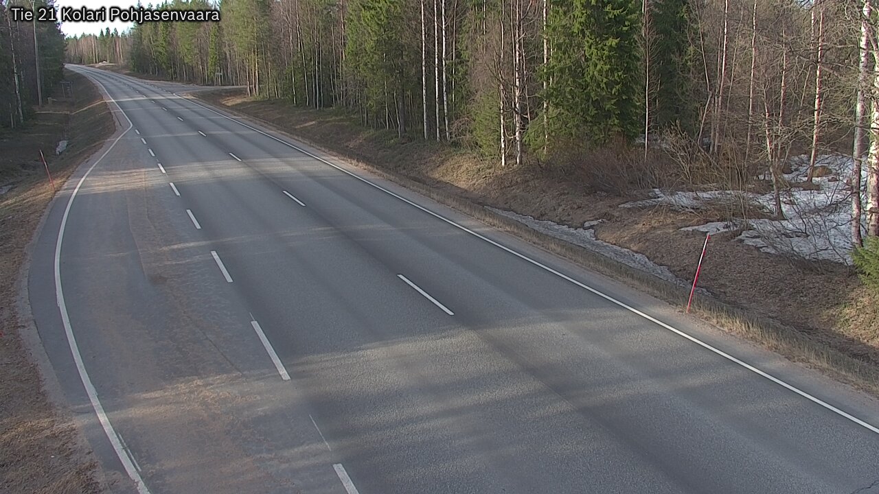 Weather Camera Image Road 21 Kolari, Pohjasenvaara, Kolari, Lappi