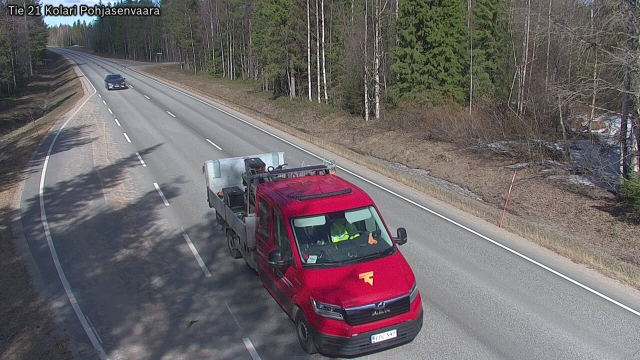 Weather Camera Image Väg 21 Kolari, Pohjasenvaara, Kolari, Lappi