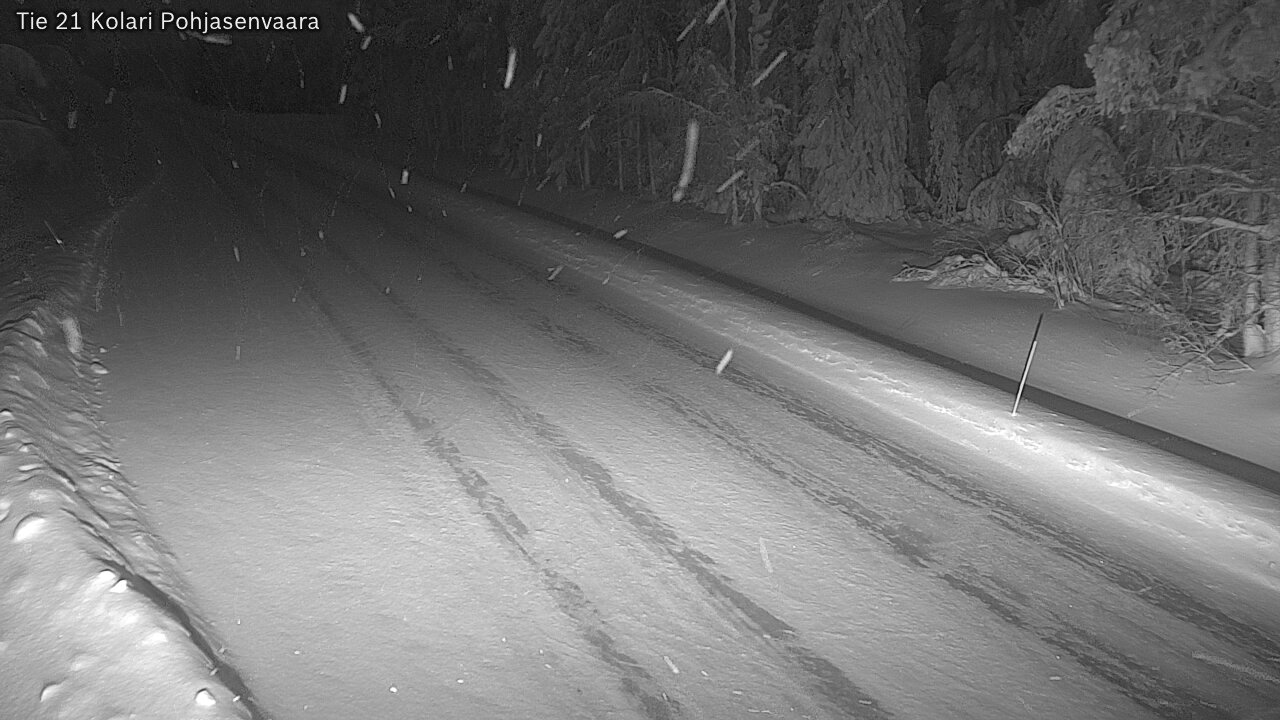 Weather Camera Image Väg 21 Kolari, Pohjasenvaara, Kolari, Lappi