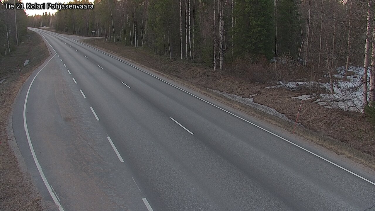 Weather Camera Image Road 21 Kolari, Pohjasenvaara, Kolari, Lappi