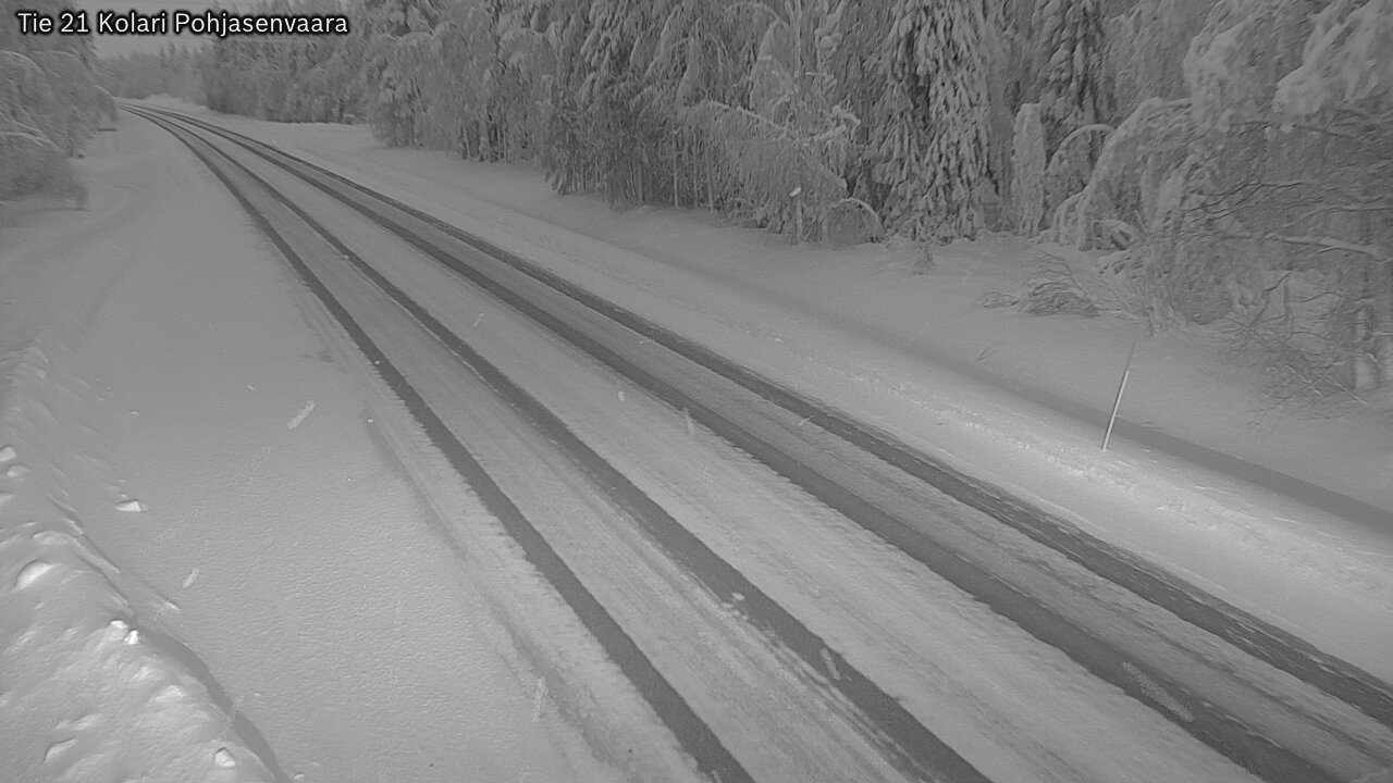 Weather Camera Image Väg 21 Kolari, Pohjasenvaara, Kolari, Lappi