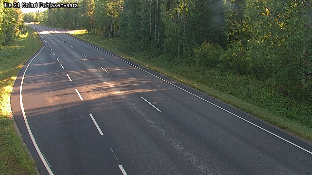 Weather Camera Image Väg 21 Kolari, Pohjasenvaara, Kolari, Lappi