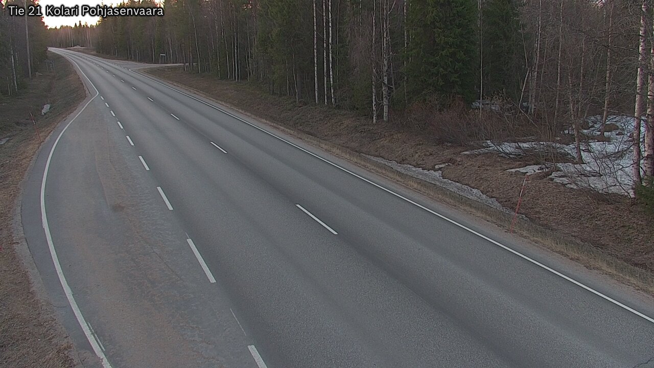 Weather Camera Image Road 21 Kolari, Pohjasenvaara, Kolari, Lappi
