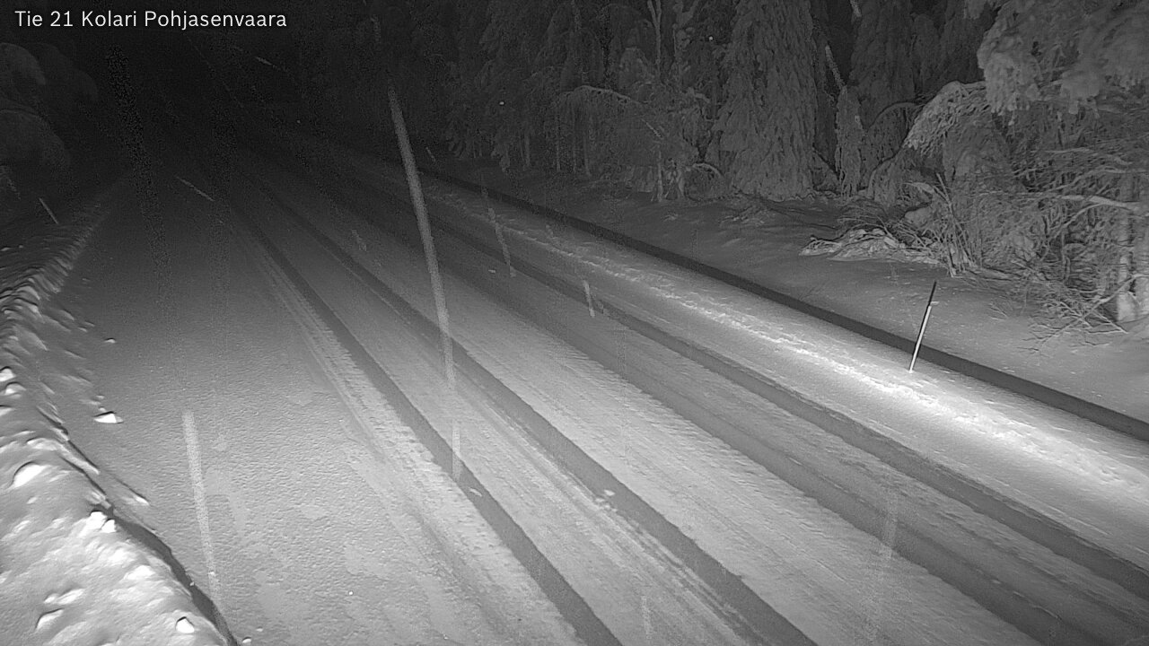Weather Camera Image Väg 21 Kolari, Pohjasenvaara, Kolari, Lappi