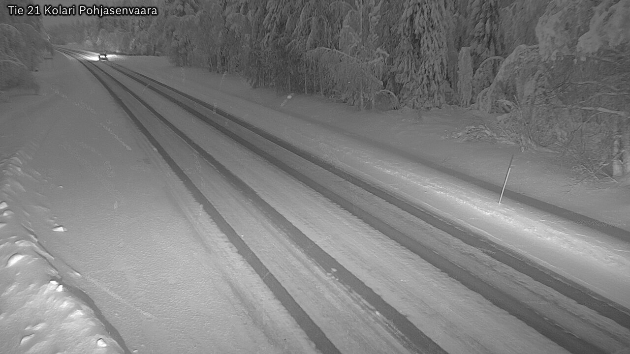 Weather Camera Image Väg 21 Kolari, Pohjasenvaara, Kolari, Lappi