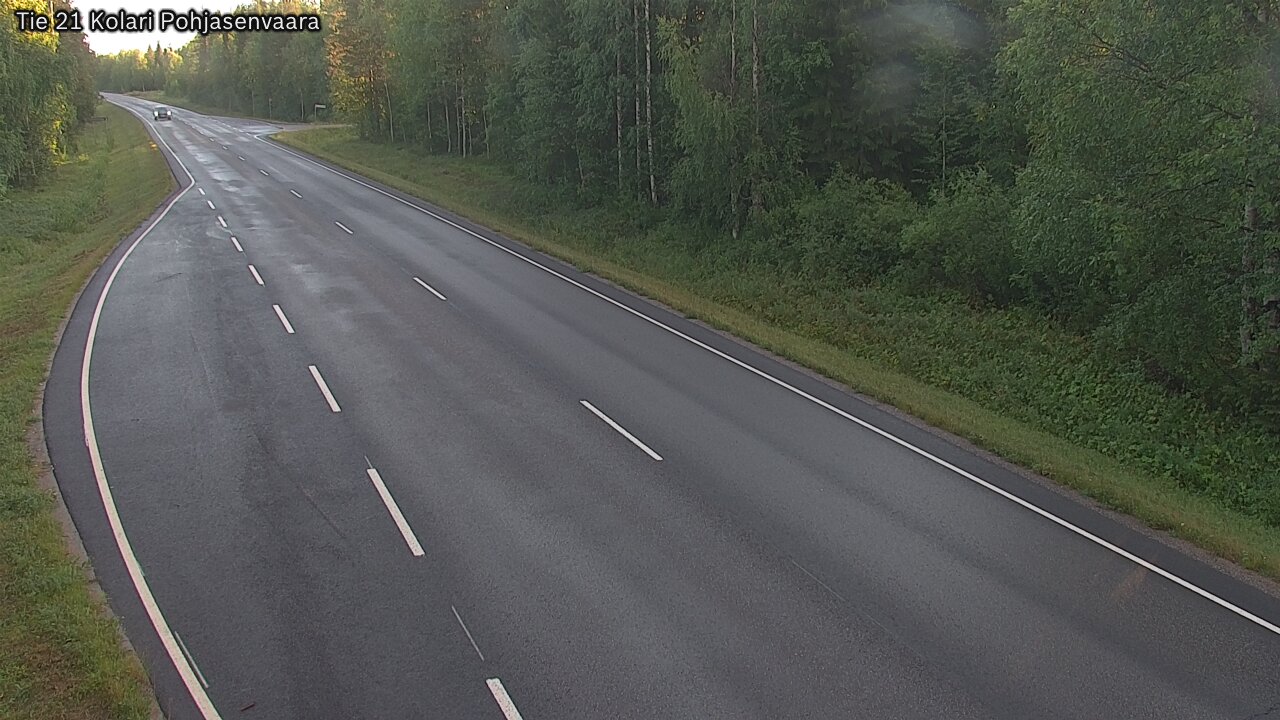 Weather Camera Image Väg 21 Kolari, Pohjasenvaara, Kolari, Lappi