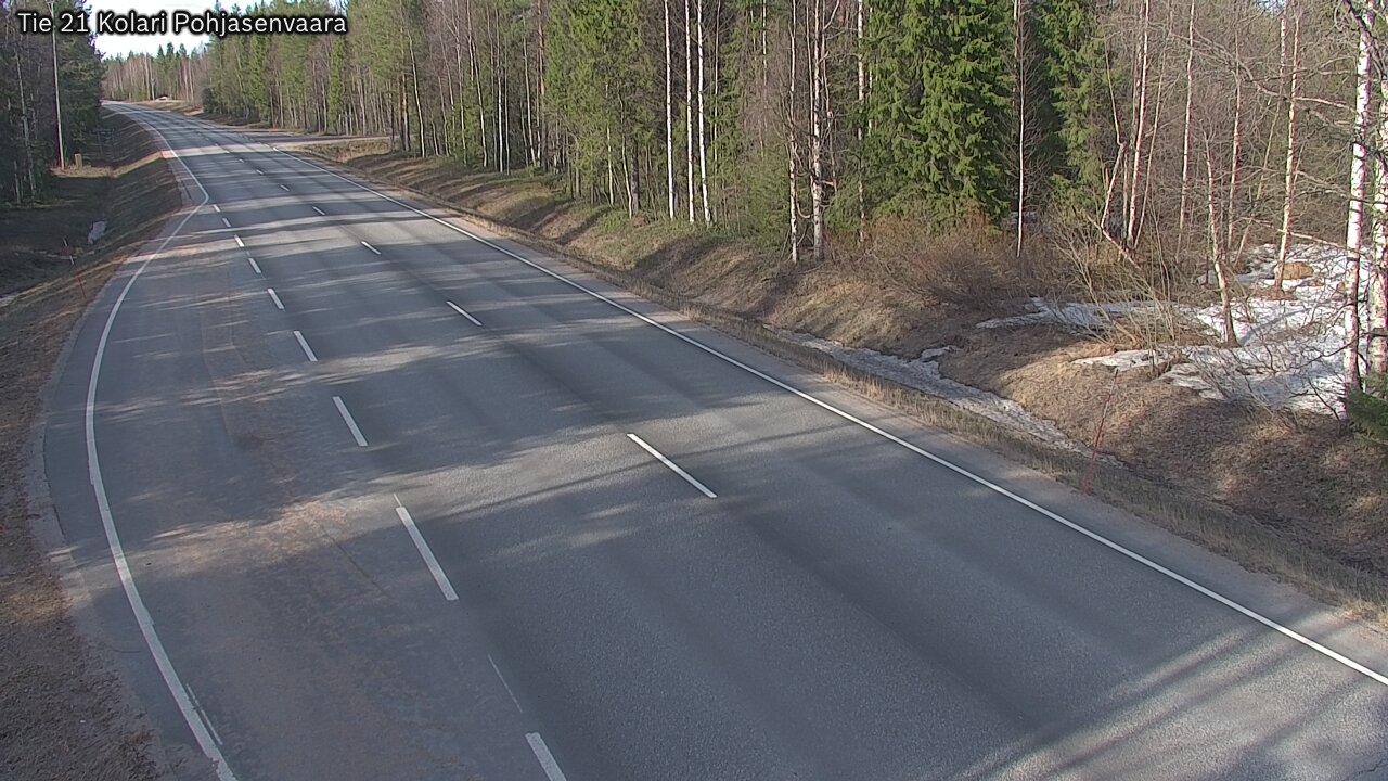Weather Camera Image Road 21 Kolari, Pohjasenvaara, Kolari, Lappi