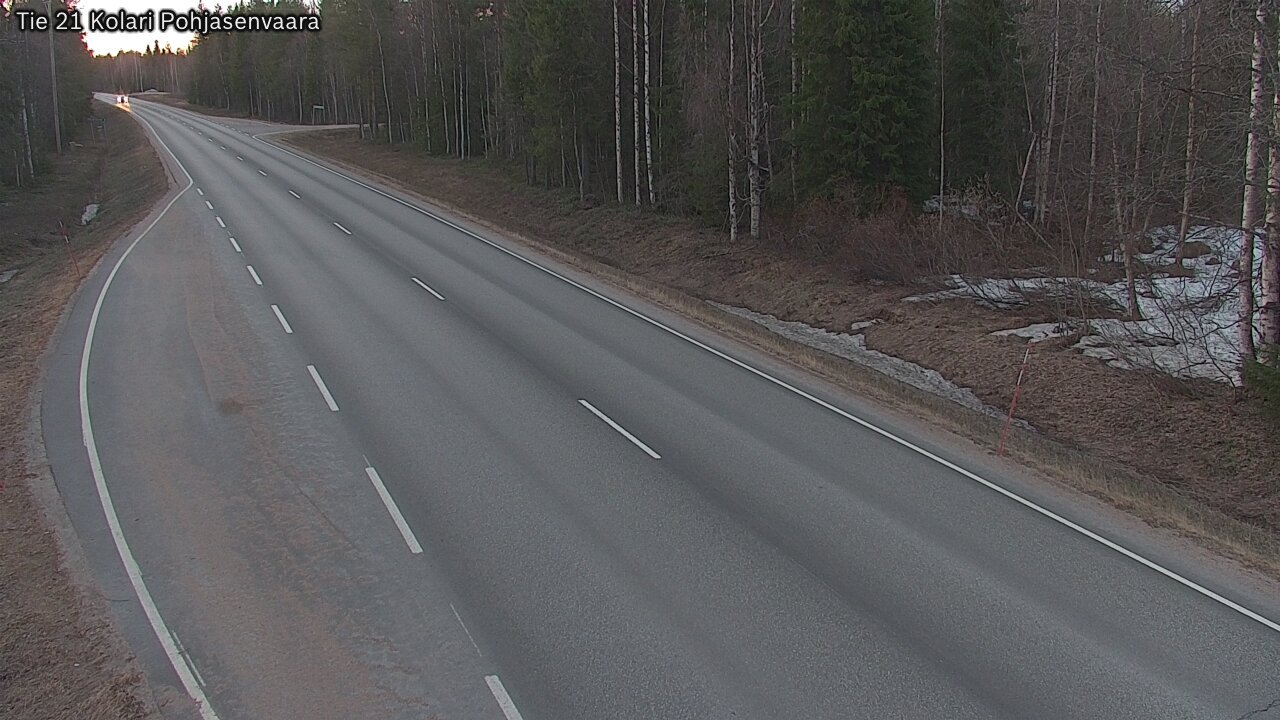 Weather Camera Image Road 21 Kolari, Pohjasenvaara, Kolari, Lappi