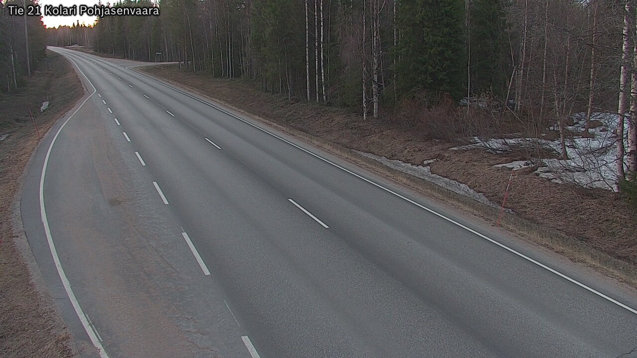 Weather Camera Image Road 21 Kolari, Pohjasenvaara, Kolari, Lappi