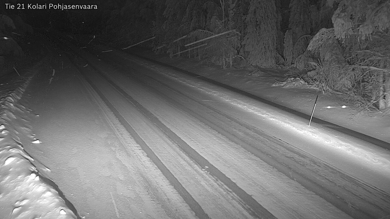 Weather Camera Image Väg 21 Kolari, Pohjasenvaara, Kolari, Lappi