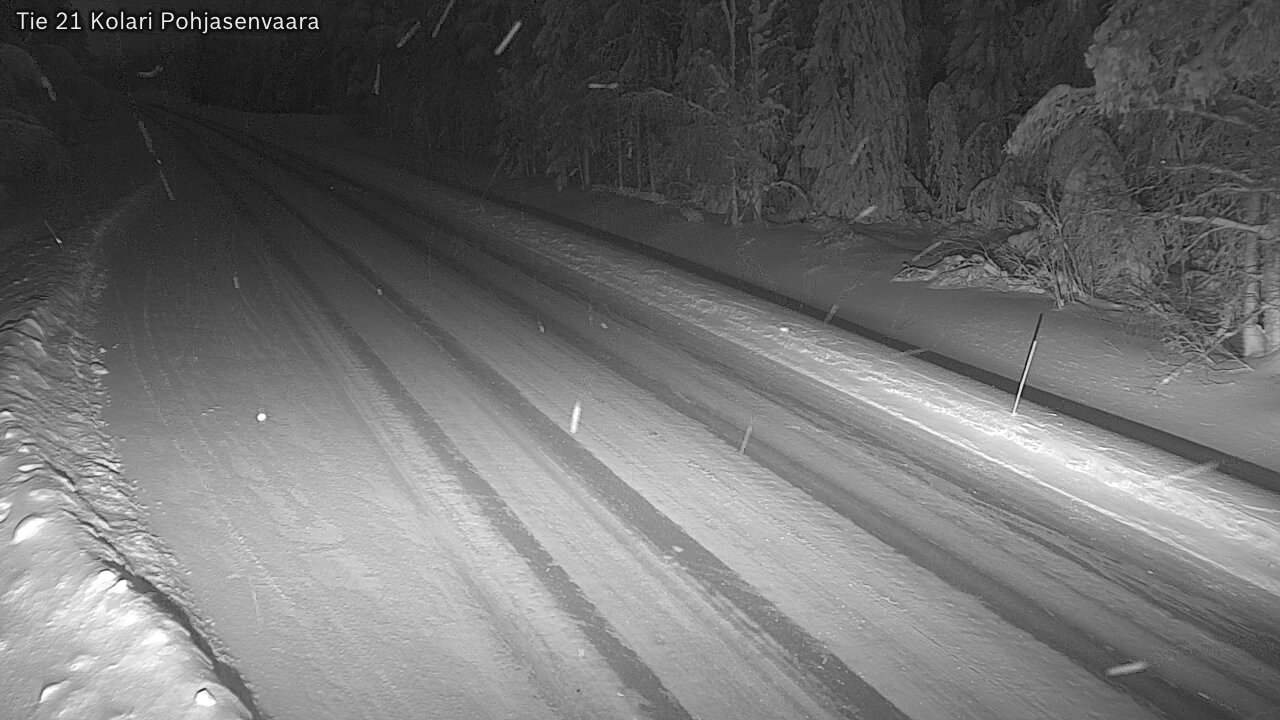Weather Camera Image Väg 21 Kolari, Pohjasenvaara, Kolari, Lappi