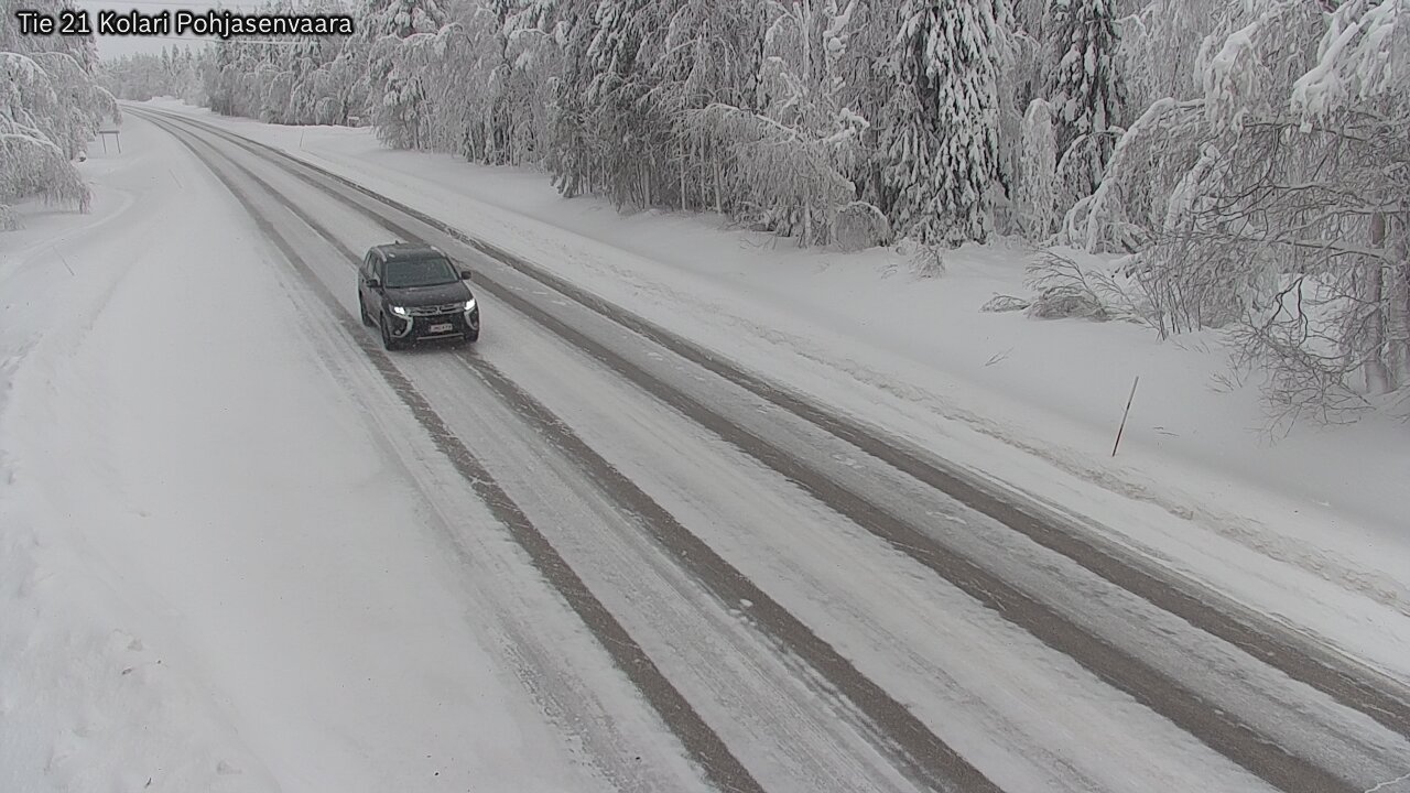 Weather Camera Image Väg 21 Kolari, Pohjasenvaara, Kolari, Lappi
