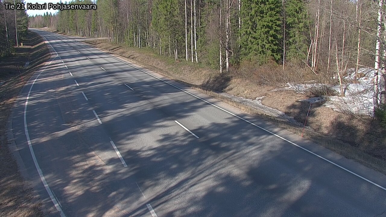 Weather Camera Image Road 21 Kolari, Pohjasenvaara, Kolari, Lappi