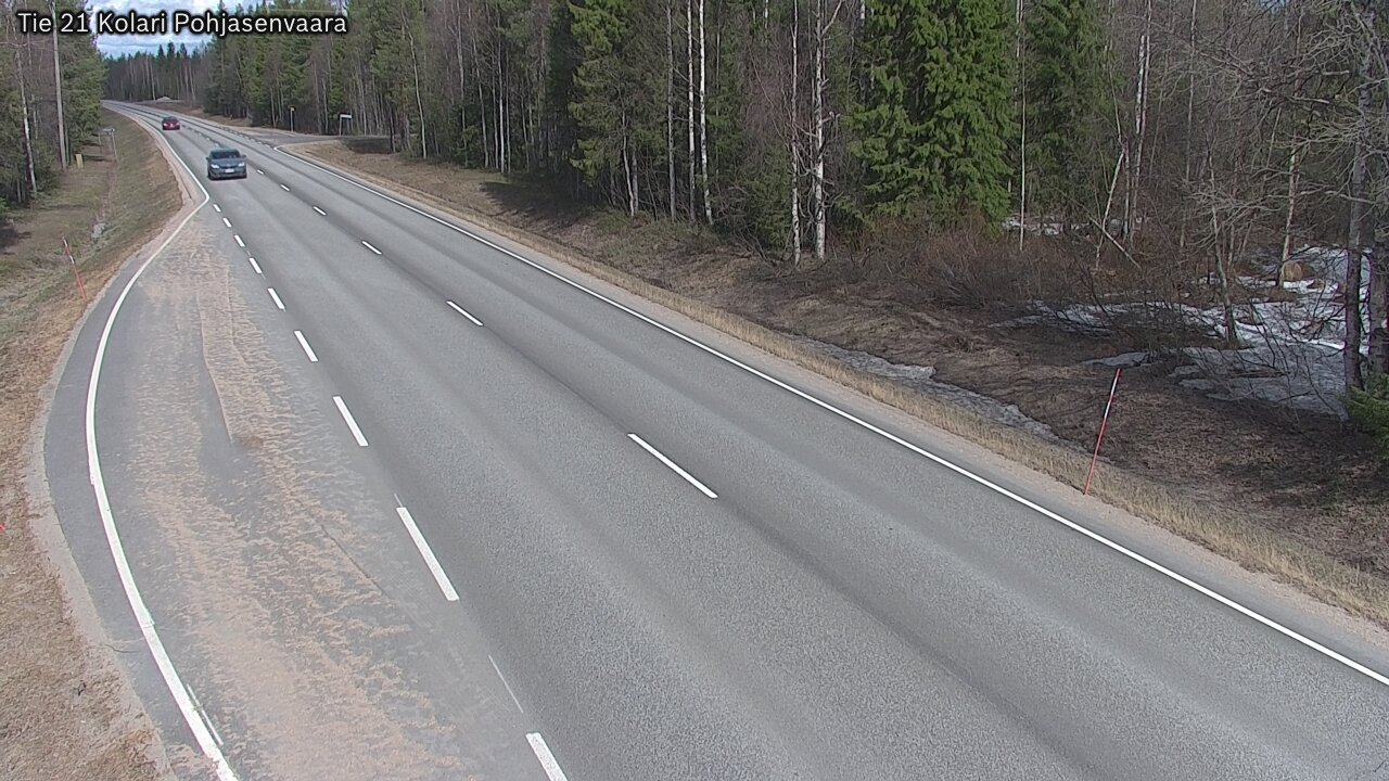 Weather Camera Image Väg 21 Kolari, Pohjasenvaara, Kolari, Lappi