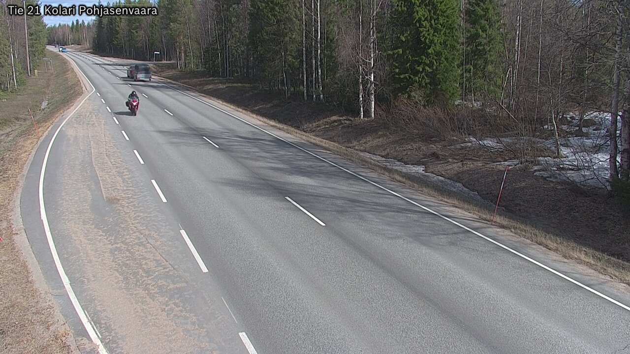 Weather Camera Image Väg 21 Kolari, Pohjasenvaara, Kolari, Lappi