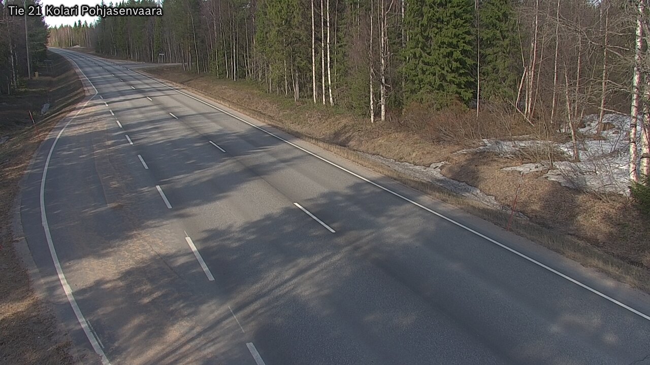 Weather Camera Image Road 21 Kolari, Pohjasenvaara, Kolari, Lappi