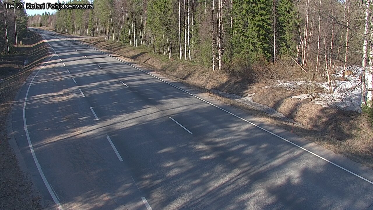 Weather Camera Image Road 21 Kolari, Pohjasenvaara, Kolari, Lappi