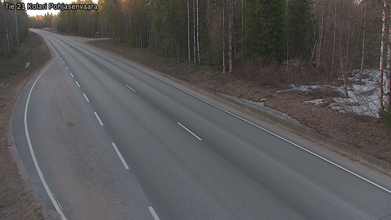 Weather Camera Image Road 21 Kolari, Pohjasenvaara, Kolari, Lappi