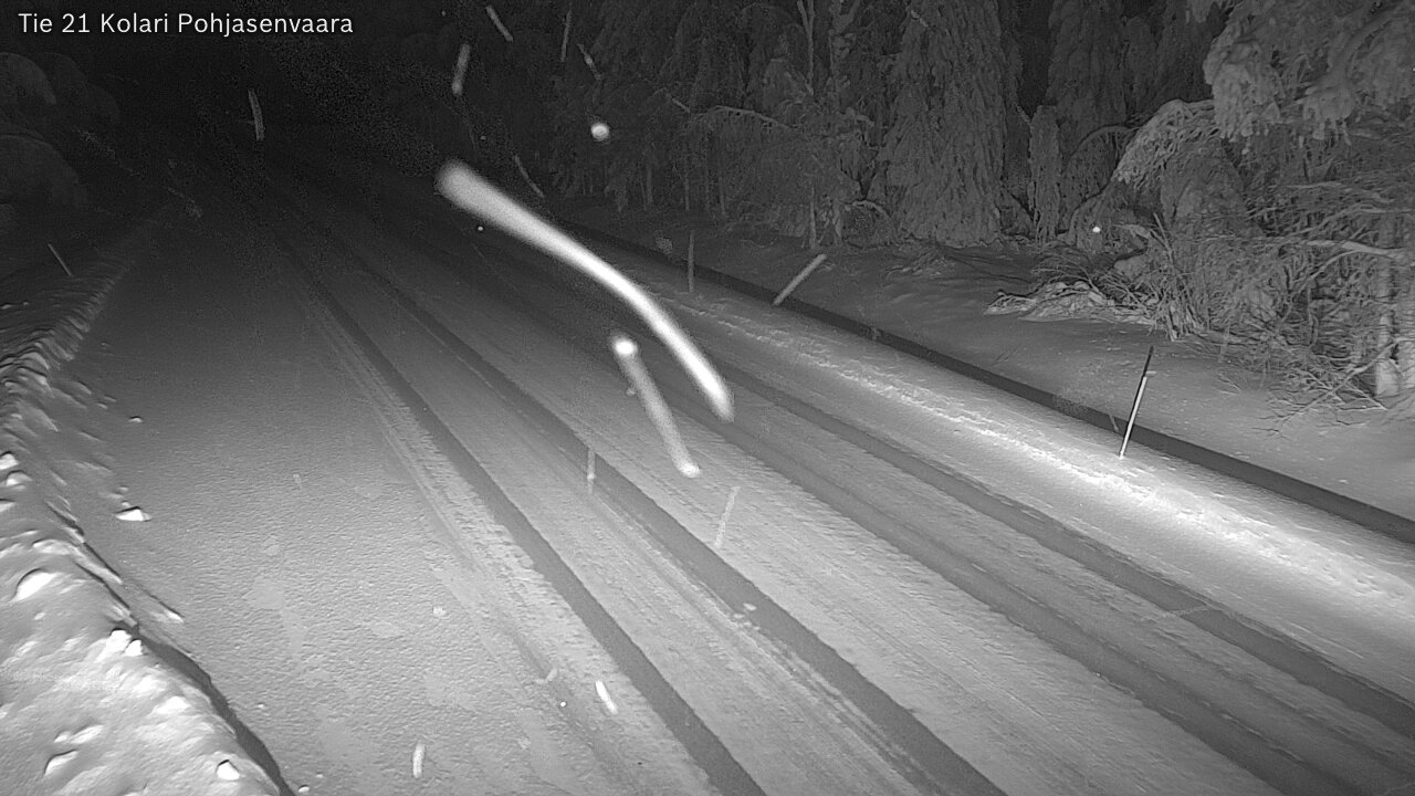 Weather Camera Image Väg 21 Kolari, Pohjasenvaara, Kolari, Lappi
