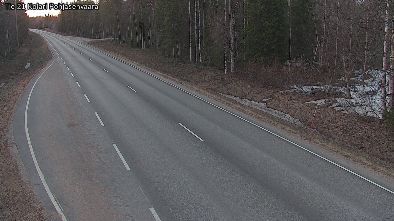 Weather Camera Image Road 21 Kolari, Pohjasenvaara, Kolari, Lappi