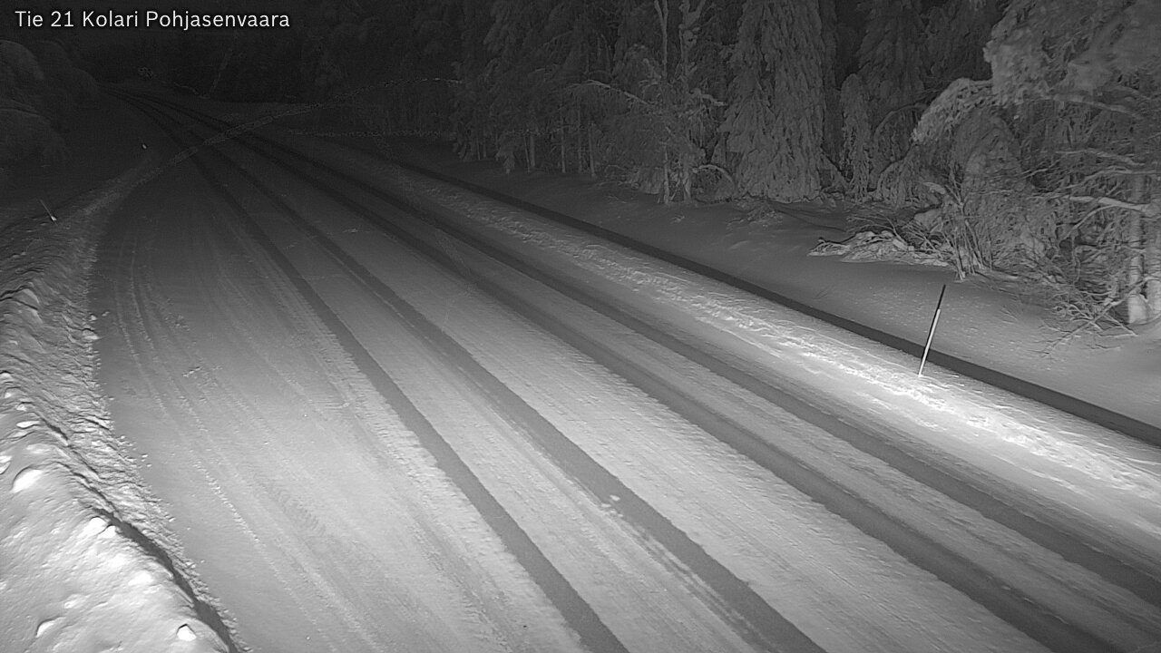 Weather Camera Image Väg 21 Kolari, Pohjasenvaara, Kolari, Lappi