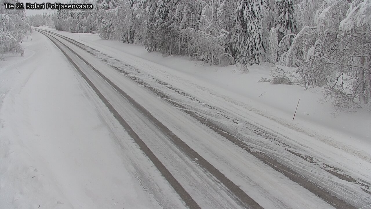 Weather Camera Image Väg 21 Kolari, Pohjasenvaara, Kolari, Lappi