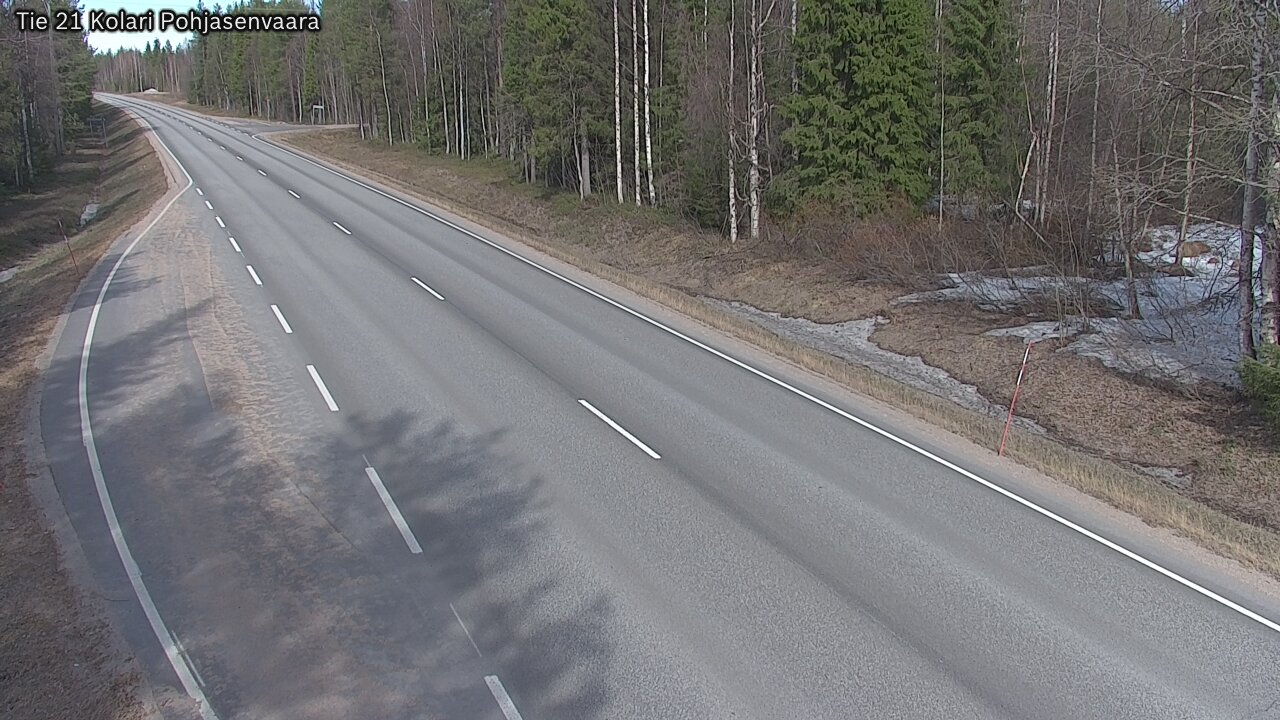 Weather Camera Image Road 21 Kolari, Pohjasenvaara, Kolari, Lappi