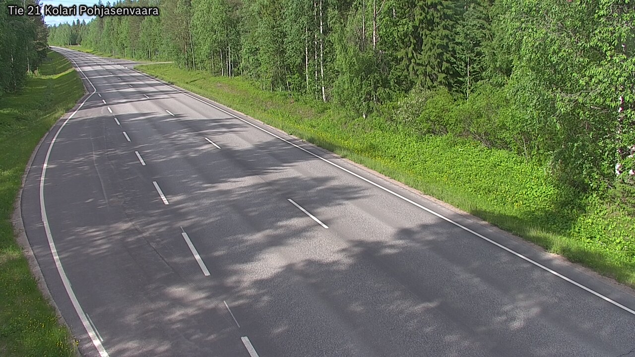 Weather Camera Image Road 21 Kolari, Pohjasenvaara, Kolari, Lappi