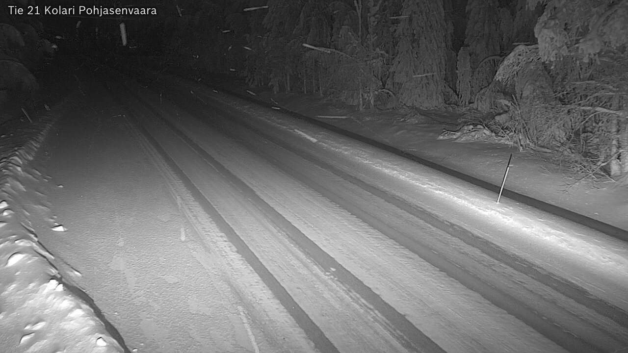 Weather Camera Image Väg 21 Kolari, Pohjasenvaara, Kolari, Lappi