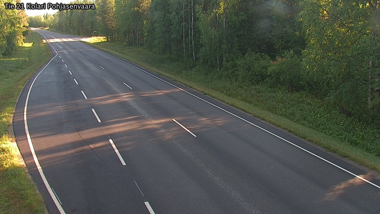 Weather Camera Image Väg 21 Kolari, Pohjasenvaara, Kolari, Lappi