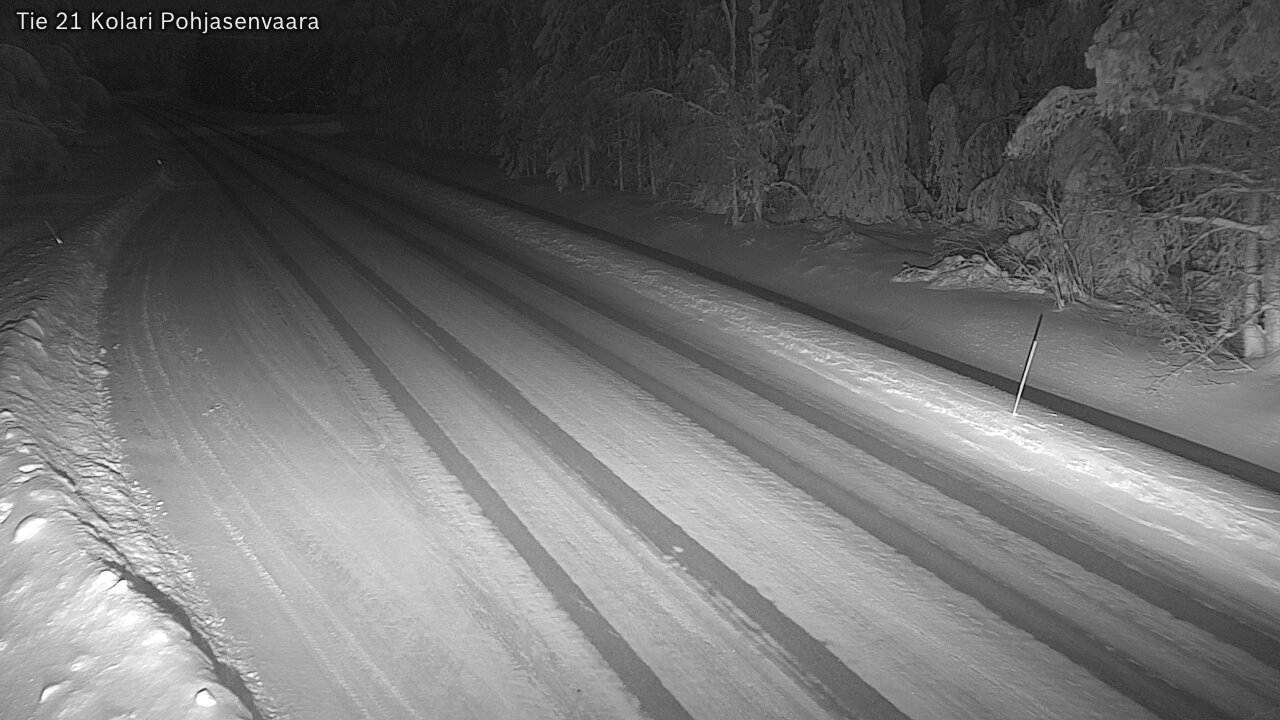 Weather Camera Image Väg 21 Kolari, Pohjasenvaara, Kolari, Lappi