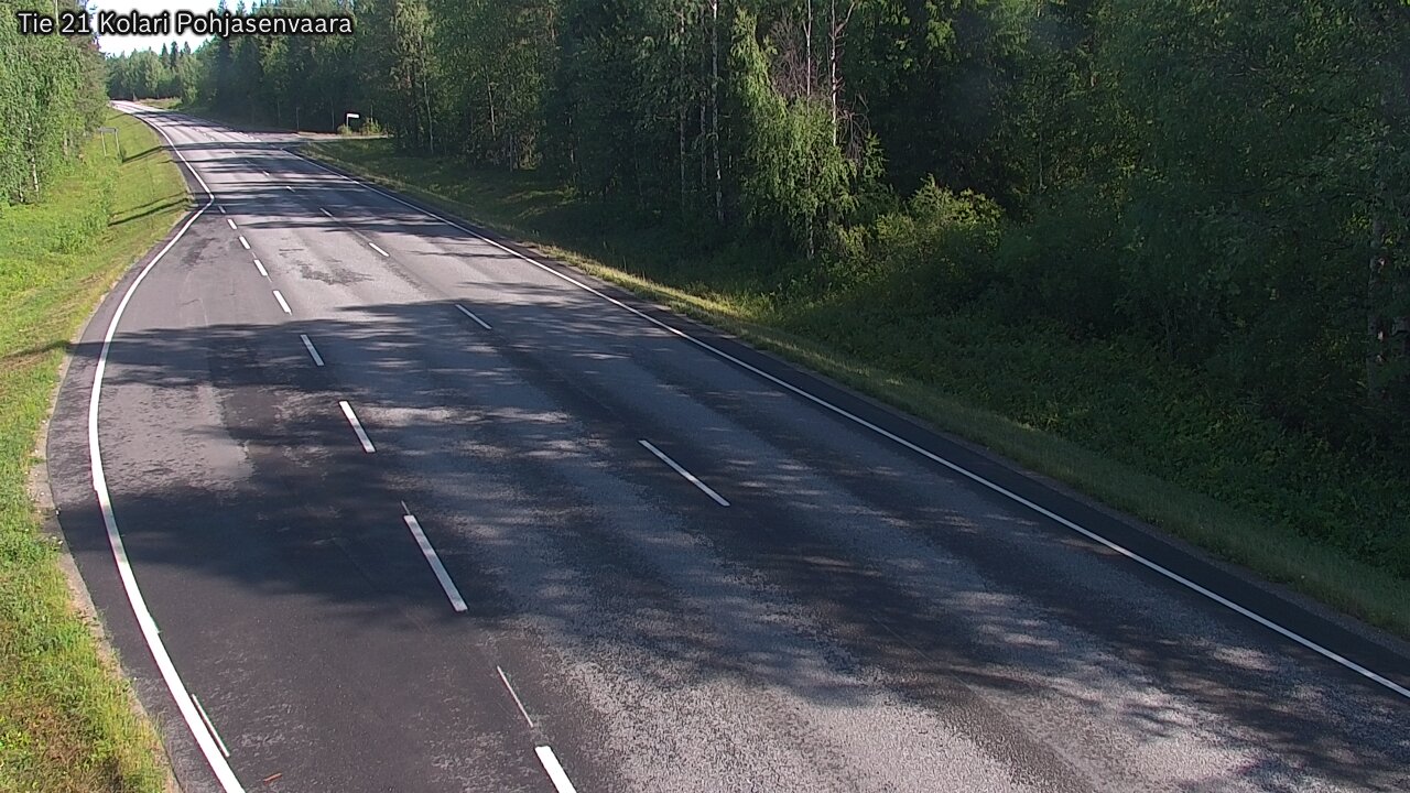 Weather Camera Image Road 21 Kolari, Pohjasenvaara, Kolari, Lappi