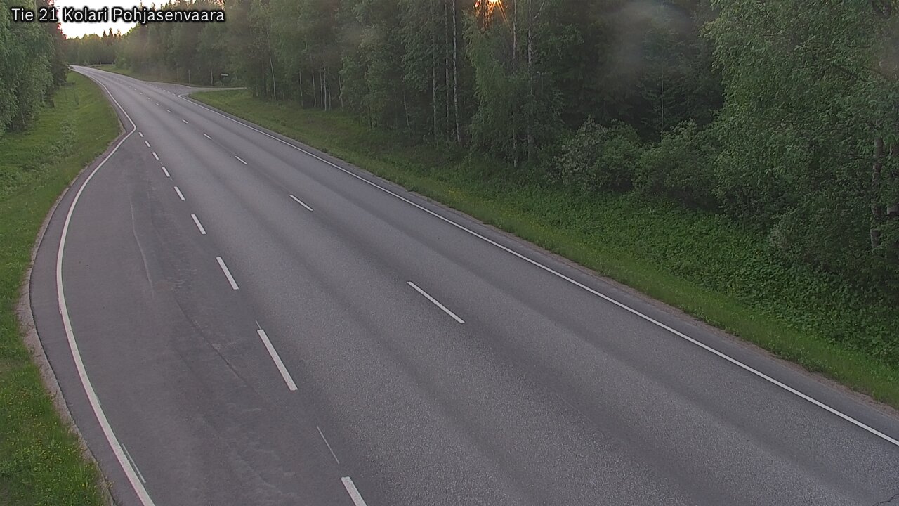 Weather Camera Image Road 21 Kolari, Pohjasenvaara, Kolari, Lappi