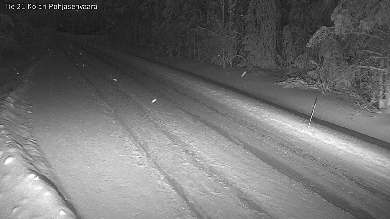 Weather Camera Image Väg 21 Kolari, Pohjasenvaara, Kolari, Lappi
