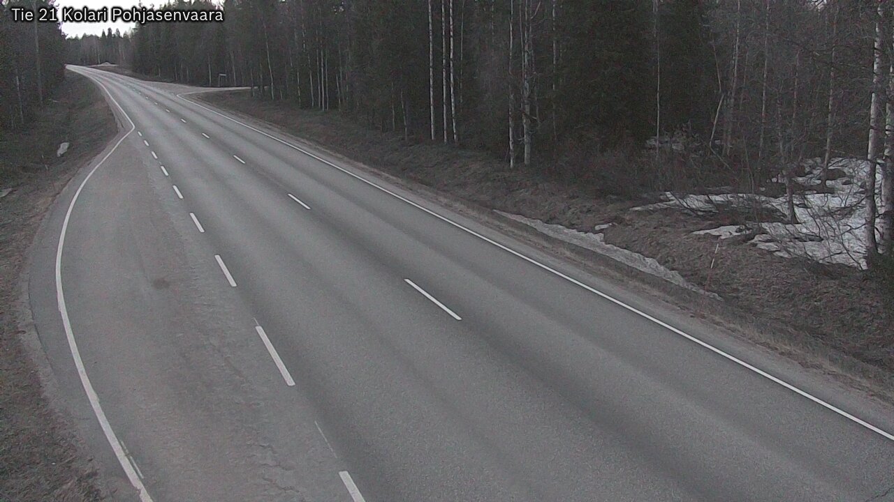 Weather Camera Image Road 21 Kolari, Pohjasenvaara, Kolari, Lappi