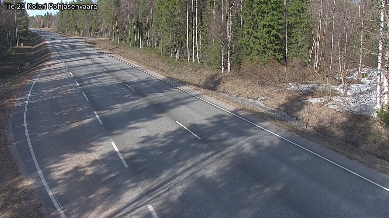 Weather Camera Image Road 21 Kolari, Pohjasenvaara, Kolari, Lappi