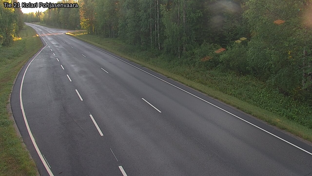 Weather Camera Image Väg 21 Kolari, Pohjasenvaara, Kolari, Lappi