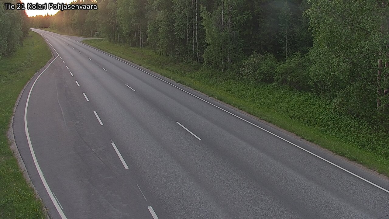 Weather Camera Image Road 21 Kolari, Pohjasenvaara, Kolari, Lappi