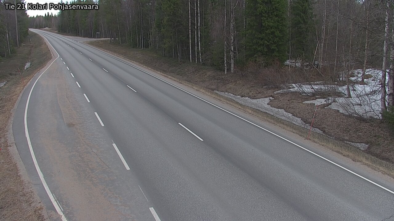 Weather Camera Image Road 21 Kolari, Pohjasenvaara, Kolari, Lappi