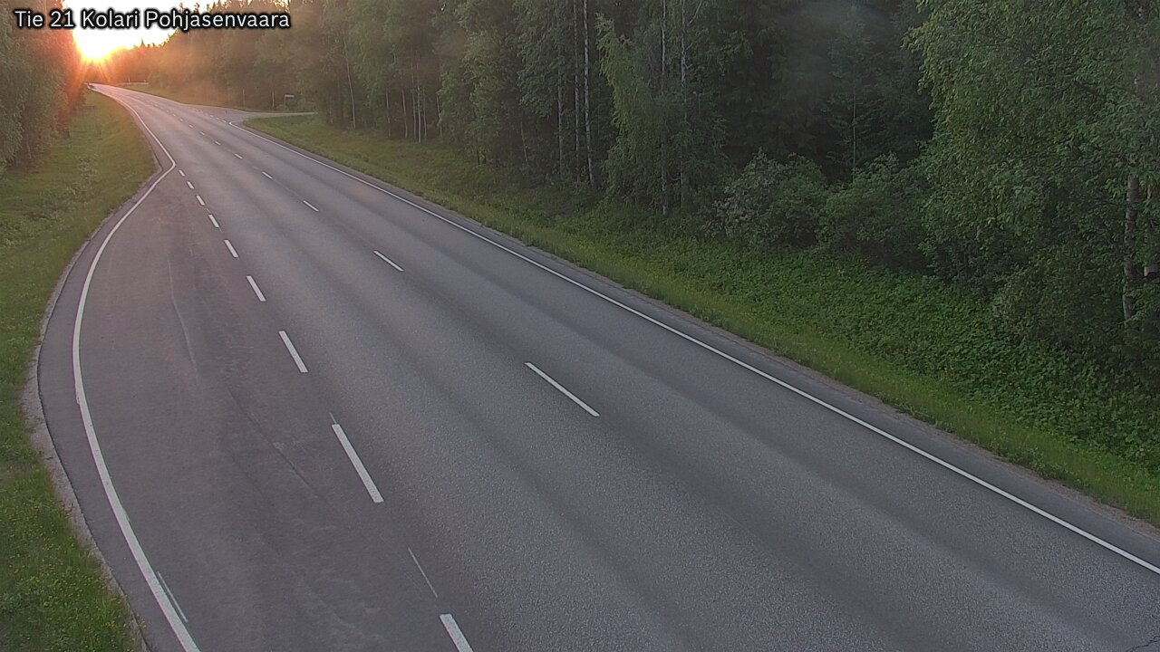 Weather Camera Image Road 21 Kolari, Pohjasenvaara, Kolari, Lappi