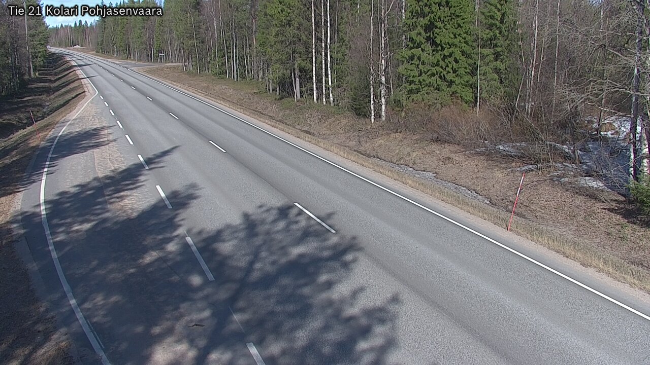 Weather Camera Image Väg 21 Kolari, Pohjasenvaara, Kolari, Lappi