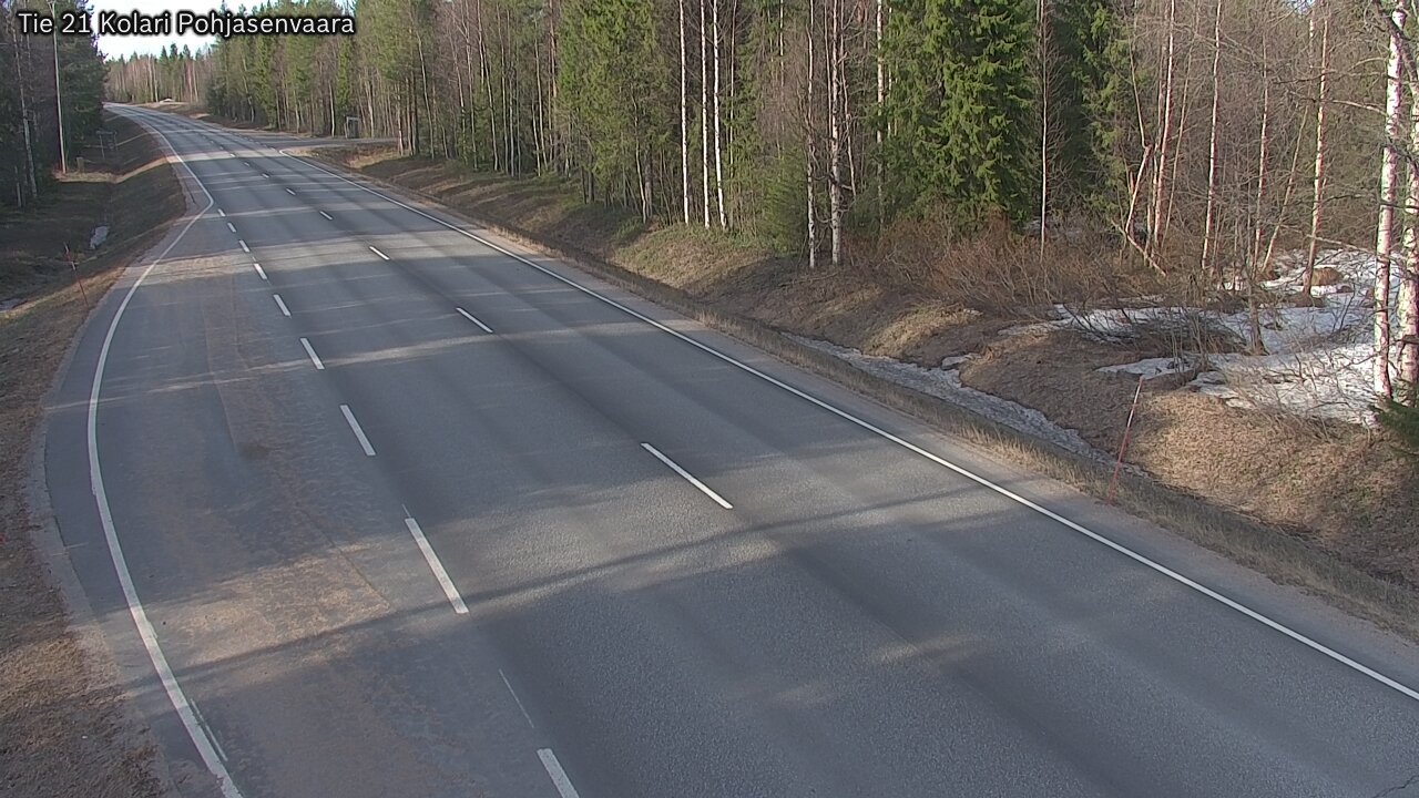 Weather Camera Image Road 21 Kolari, Pohjasenvaara, Kolari, Lappi