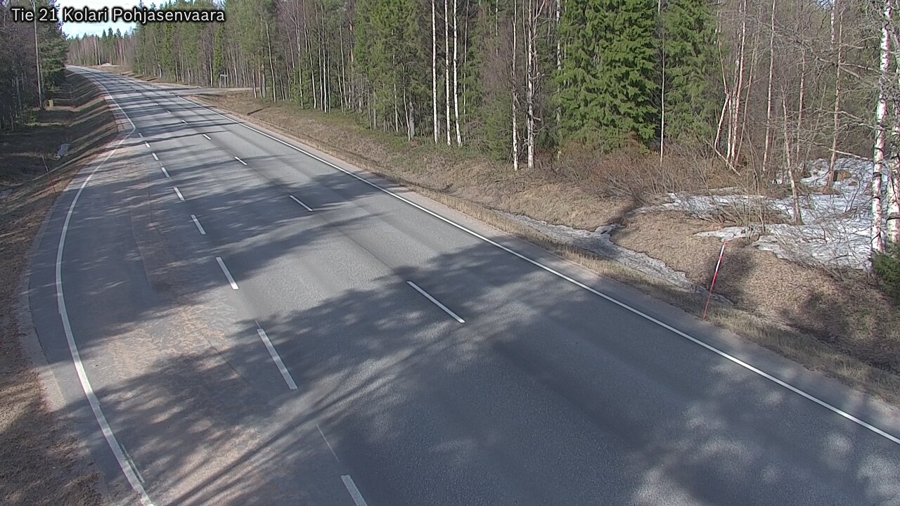 Weather Camera Image Road 21 Kolari, Pohjasenvaara, Kolari, Lappi