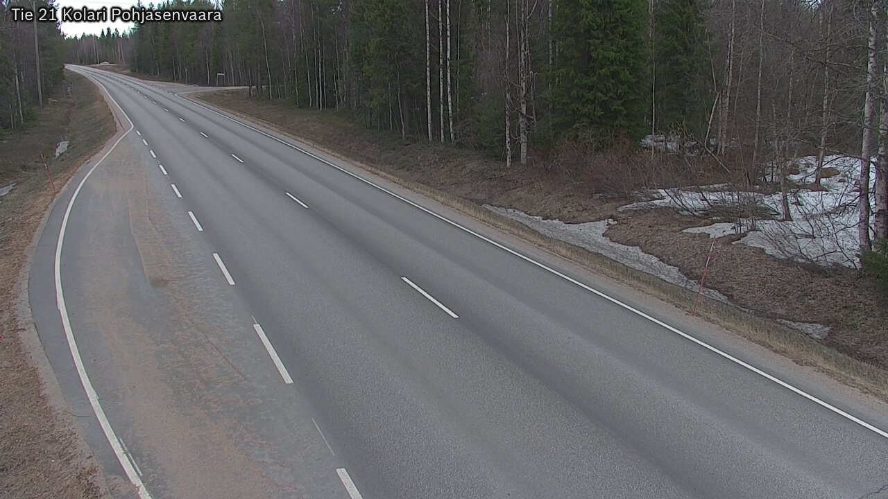 Weather Camera Image Road 21 Kolari, Pohjasenvaara, Kolari, Lappi
