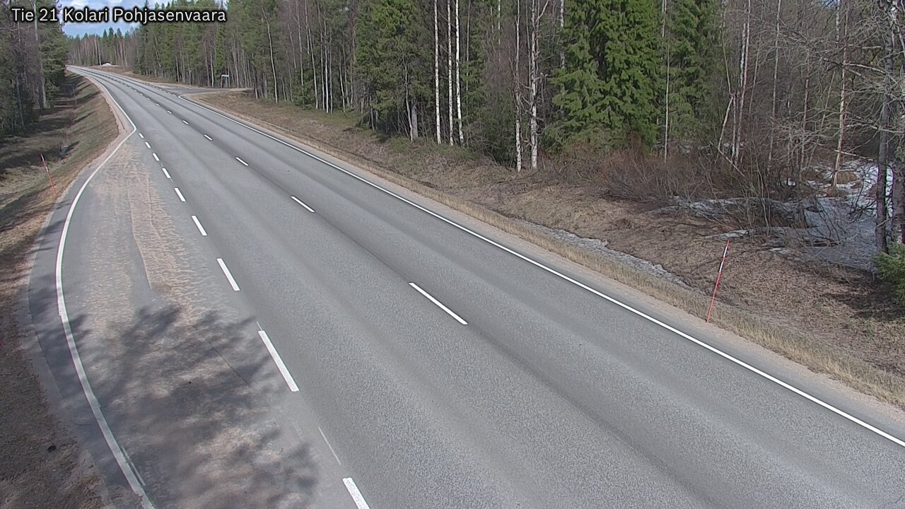 Weather Camera Image Väg 21 Kolari, Pohjasenvaara, Kolari, Lappi