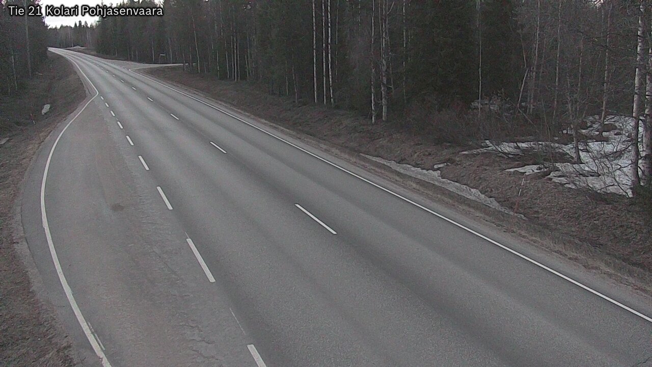 Weather Camera Image Road 21 Kolari, Pohjasenvaara, Kolari, Lappi