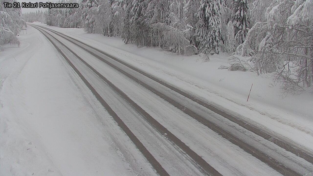 Weather Camera Image Väg 21 Kolari, Pohjasenvaara, Kolari, Lappi
